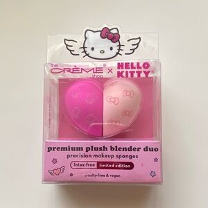 The Crème Shop X Hello Kitty Premium Plush Blender Duo, Precision Makeup Sponges